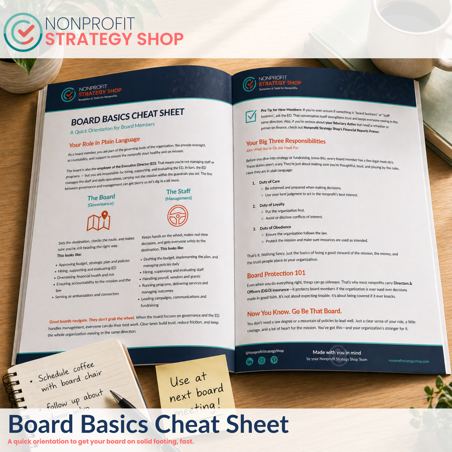 Board Basics Cheat Sheet