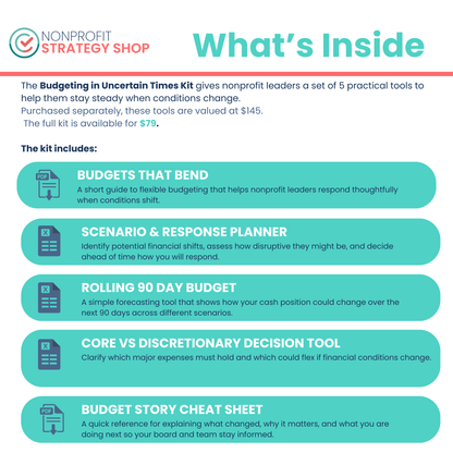 Budgeting in Uncertain Times Kit